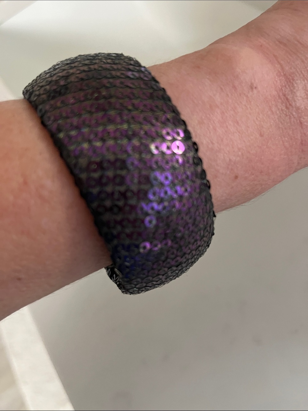 Dark Purple Bangle Bracelet